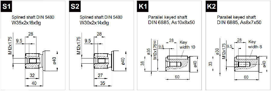 斜軸柱塞泵驅動軸